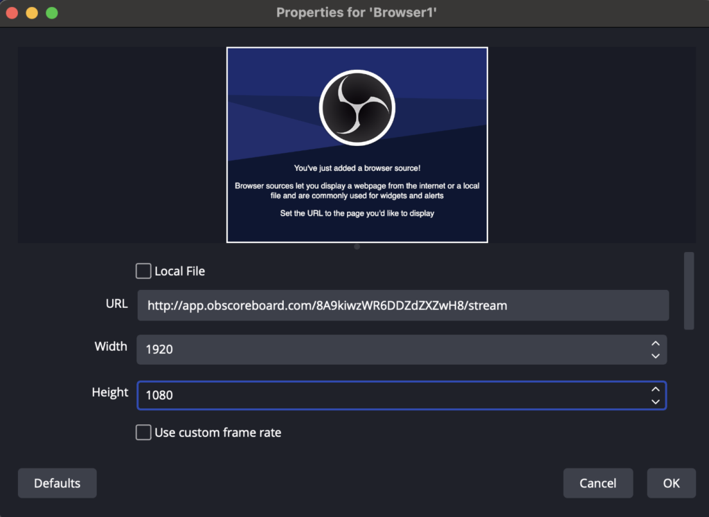 paste link and update dimensions